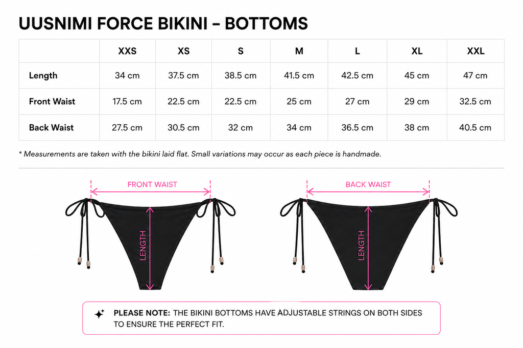 UUSNIMI FORCE bikini bottoms (white)