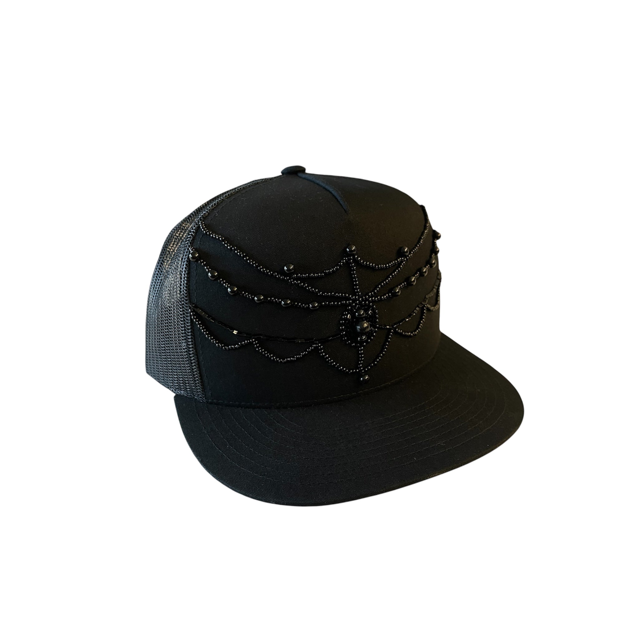 Beaded snapback