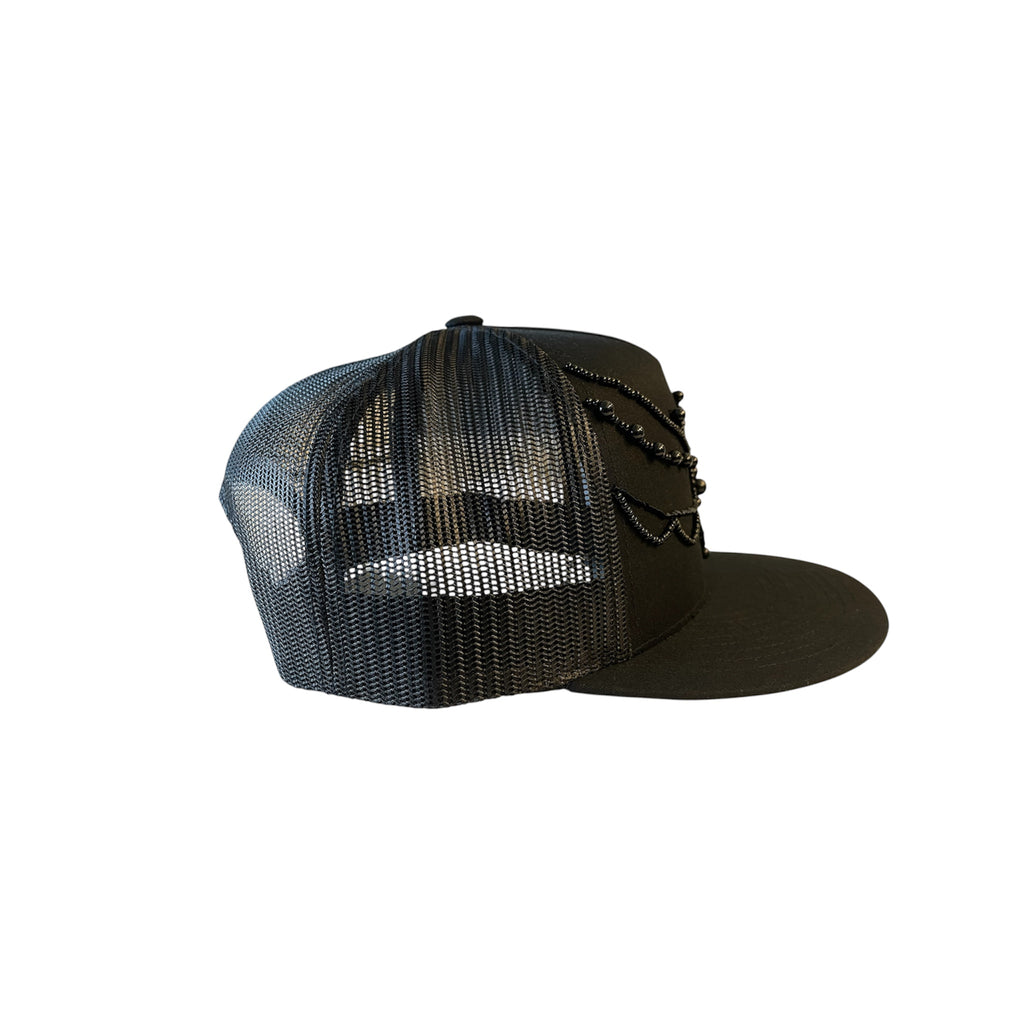 Beaded snapback