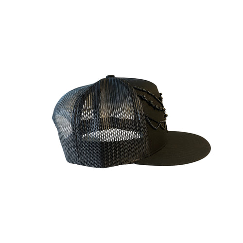 Beaded snapback