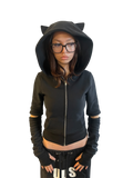 Bat hoodie (black)