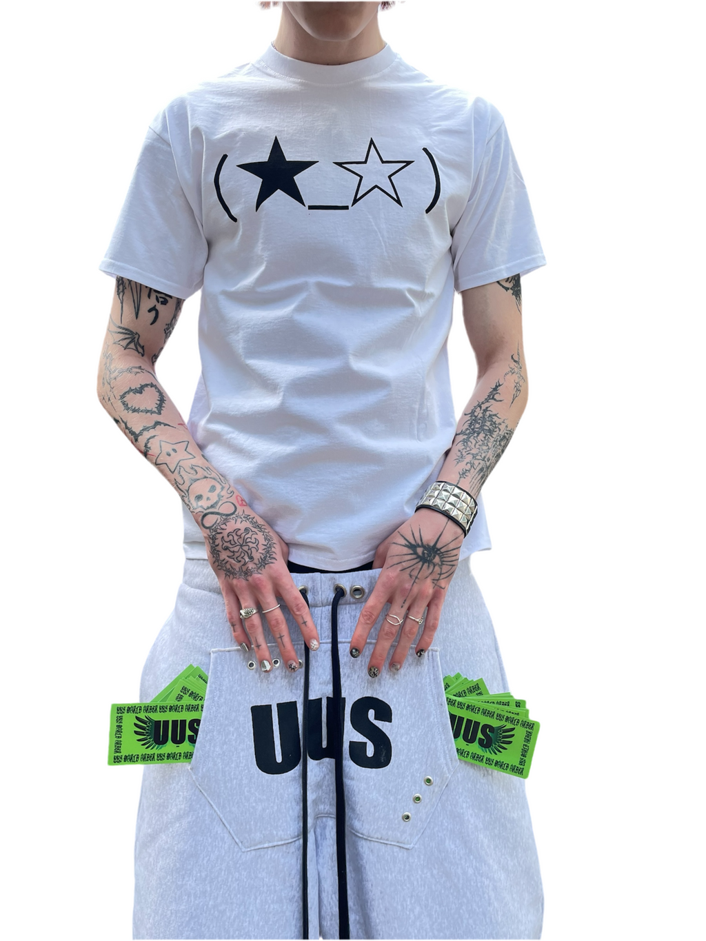 Star T-shirt white