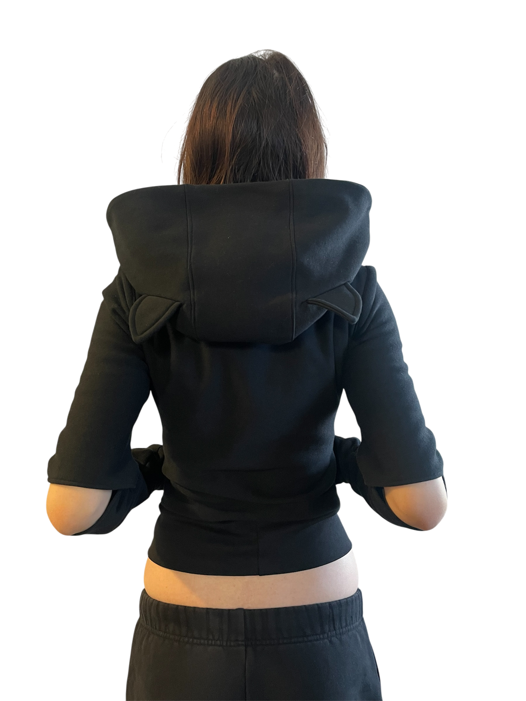Bat hoodie (black)