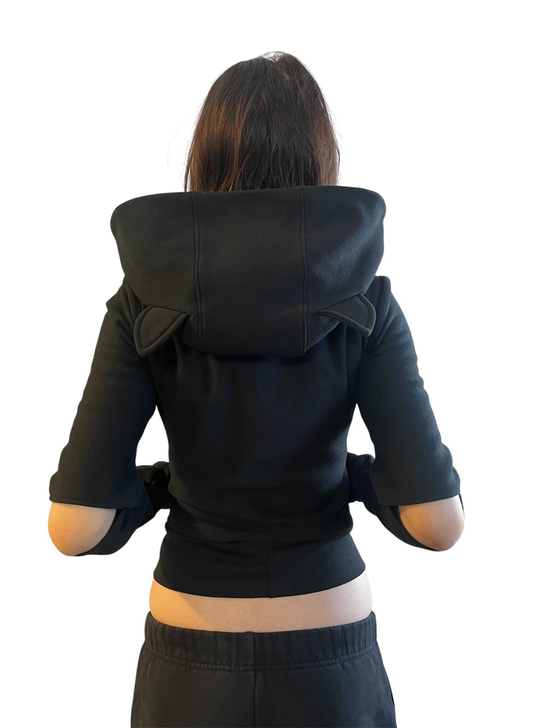 Bat hoodie (black)